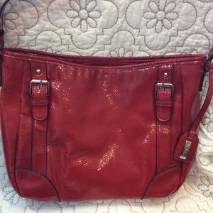 Nine & Co Patent Leather Look Bag